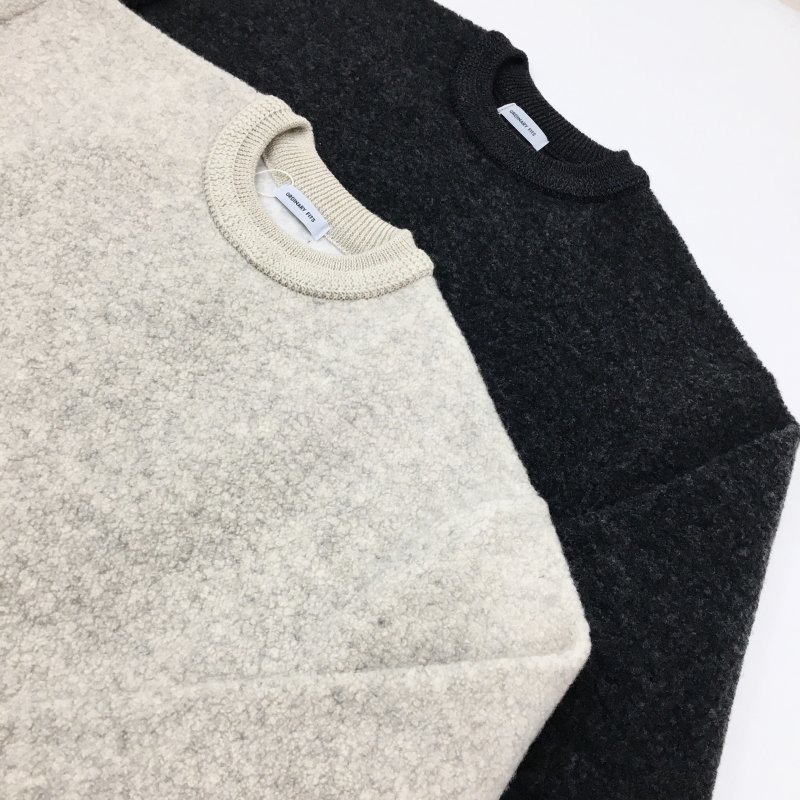  ordinary fits SHEEP PILE PULLOVER(BLACK)