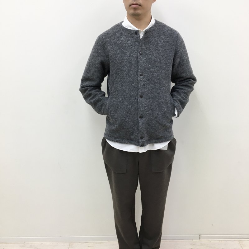 JACKMAN Wool Collarless Jacket(GRAY)【40%OFF】 - have a golden day!