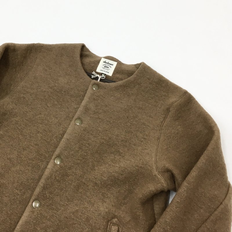  JACKMAN Wool Collarless Jacket(CAMEL)

