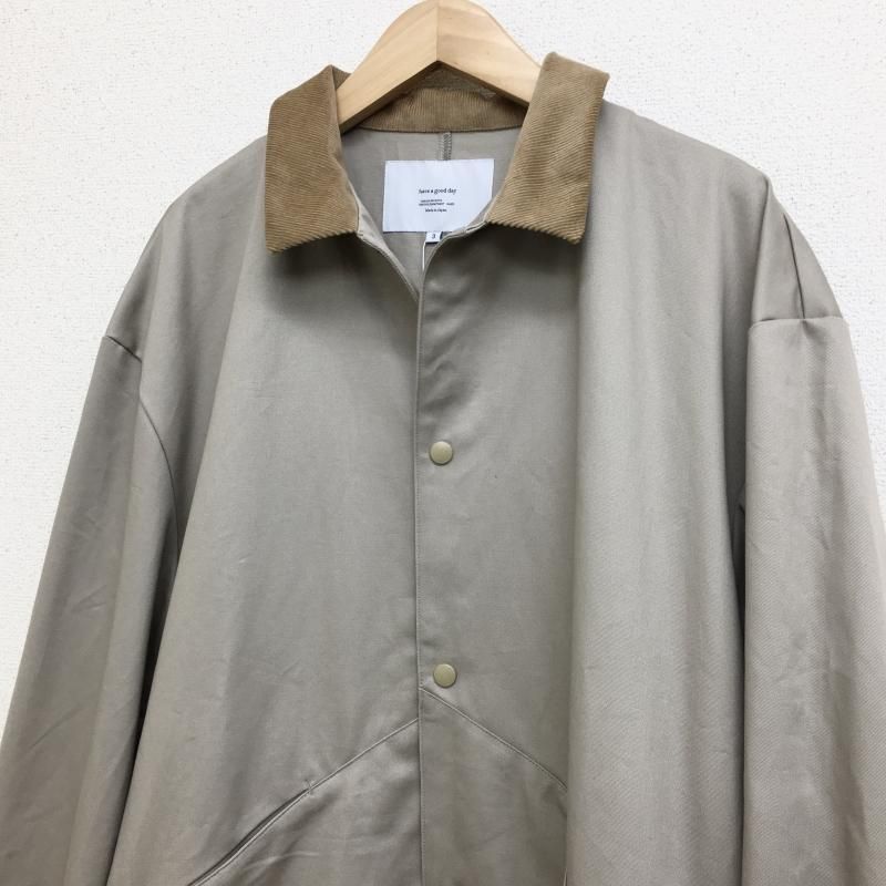 have a good day RIB COAT(BEIGE)