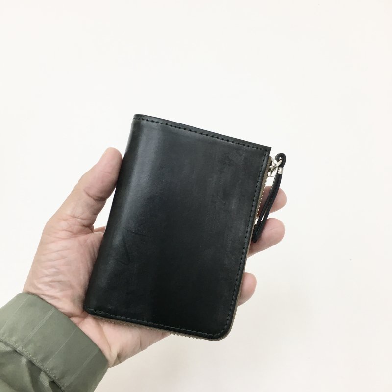  SLOW bono-Lzip wallet L-(BLACK)