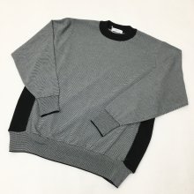  FUJITO Side Rib Sweater(Charcoal Border)
