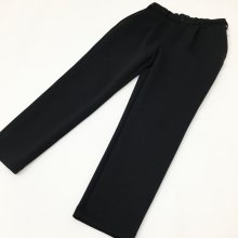  CURLY SMOOTH DOUBLE-KNIT PANTS(BLACK)
