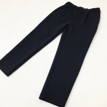  CURLY SMOOTH DOUBLE-KNIT PANTS(NAVY)