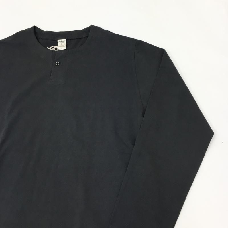  JACKMAN Henleyneck LS T-Shirt(CHARCOAL)