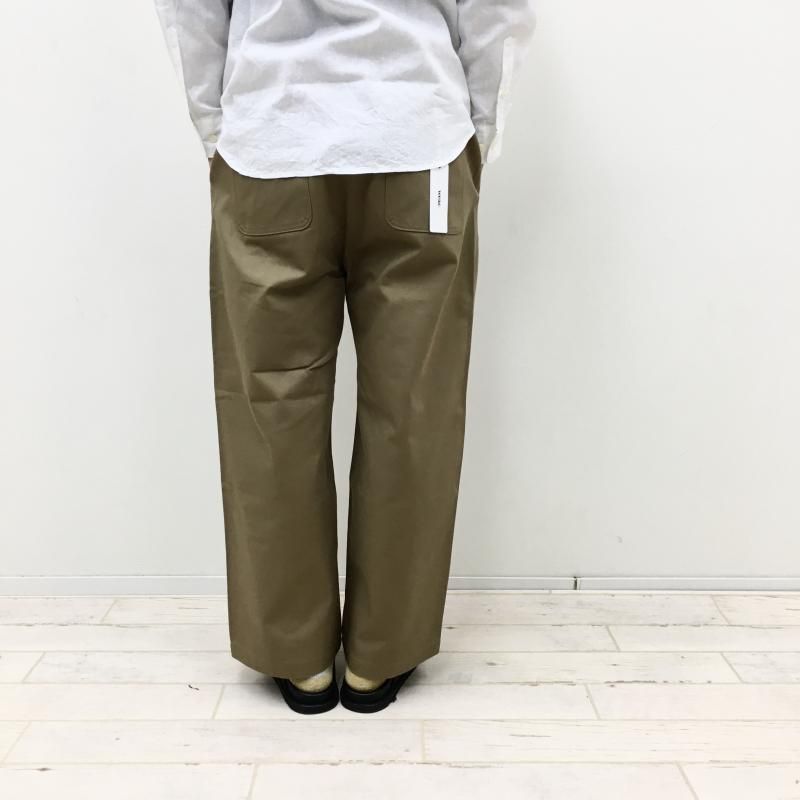  weac. BULGARIAN WIDE PANTS (D.BEIGE)