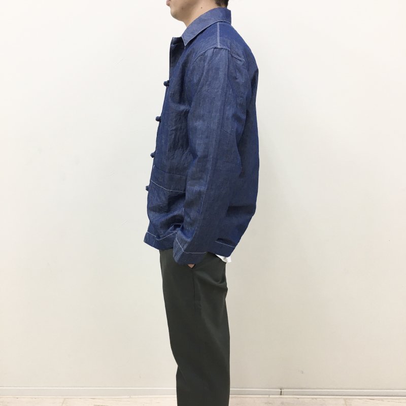  PERS PROJECTS BLANCHE KNOT JACKET(LINEN-CHANBRAY) 