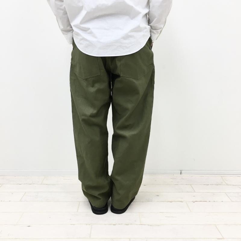 SASSAFRAS FS CULTIVATOR PANTS(BACK SATIN-OLIVE) - have a golden day!
