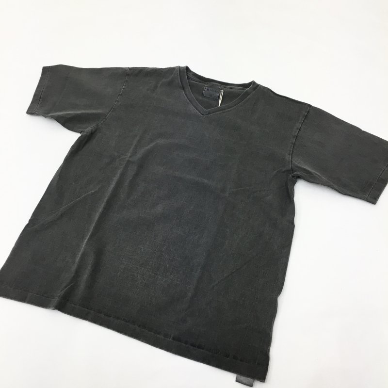 M.I.D.A HEAVY WEIGHT V-NECK TEE -Pigment Dyed- (GRAY)