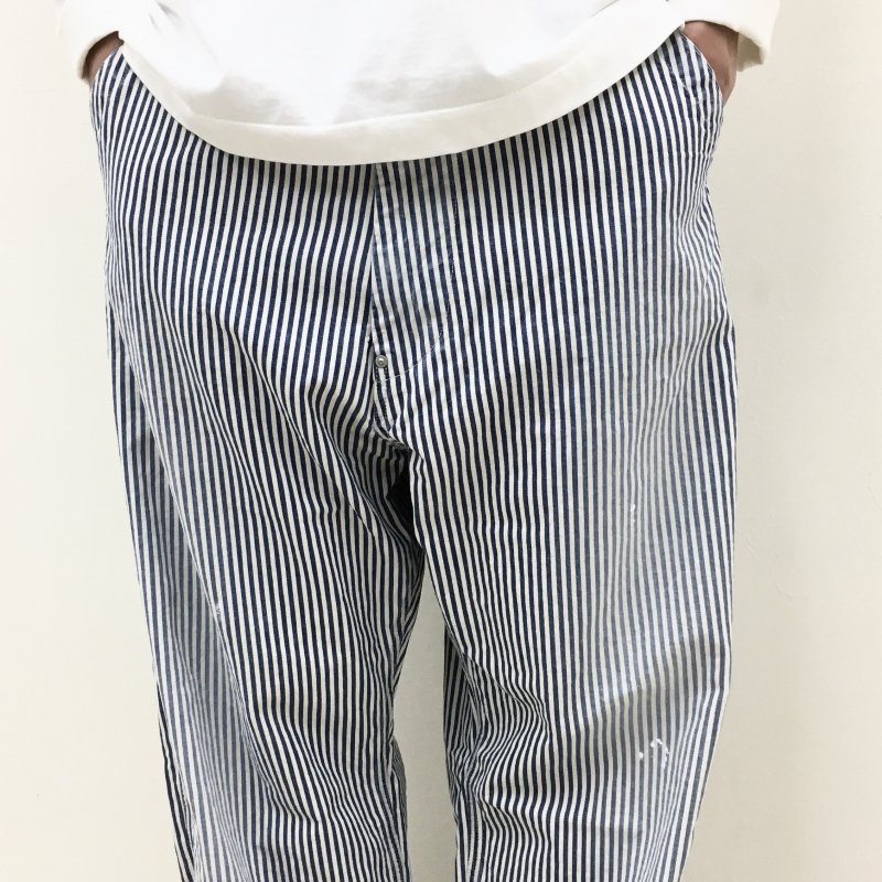  Ordinary fits BELL PANTS(HICKORY STRIPE)