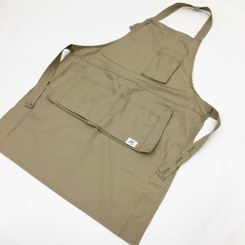  SASSAFRAS Landscaper Apron(Cotton Weather Cloth-BEIGE)