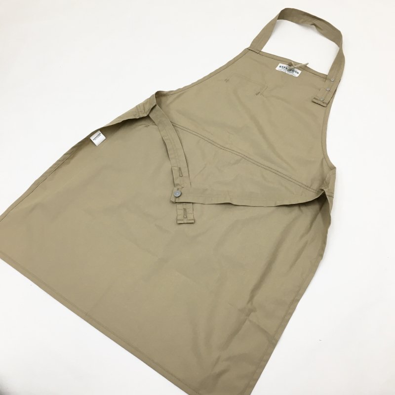  SASSAFRAS Landscaper Apron(Cotton Weather Cloth-BEIGE)