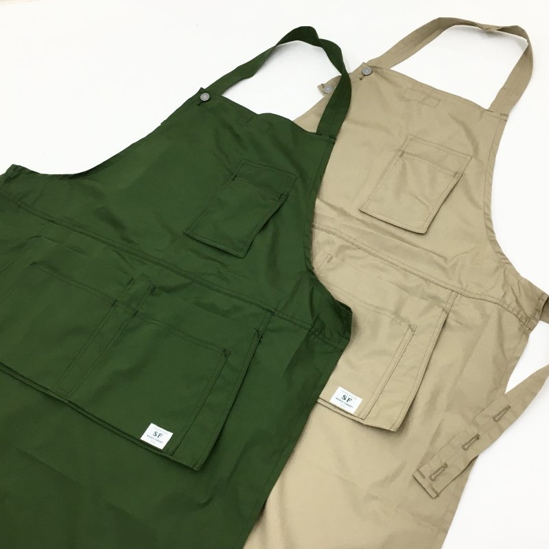  SASSAFRAS Landscaper Apron(Cotton Weather Cloth-OLIVE)