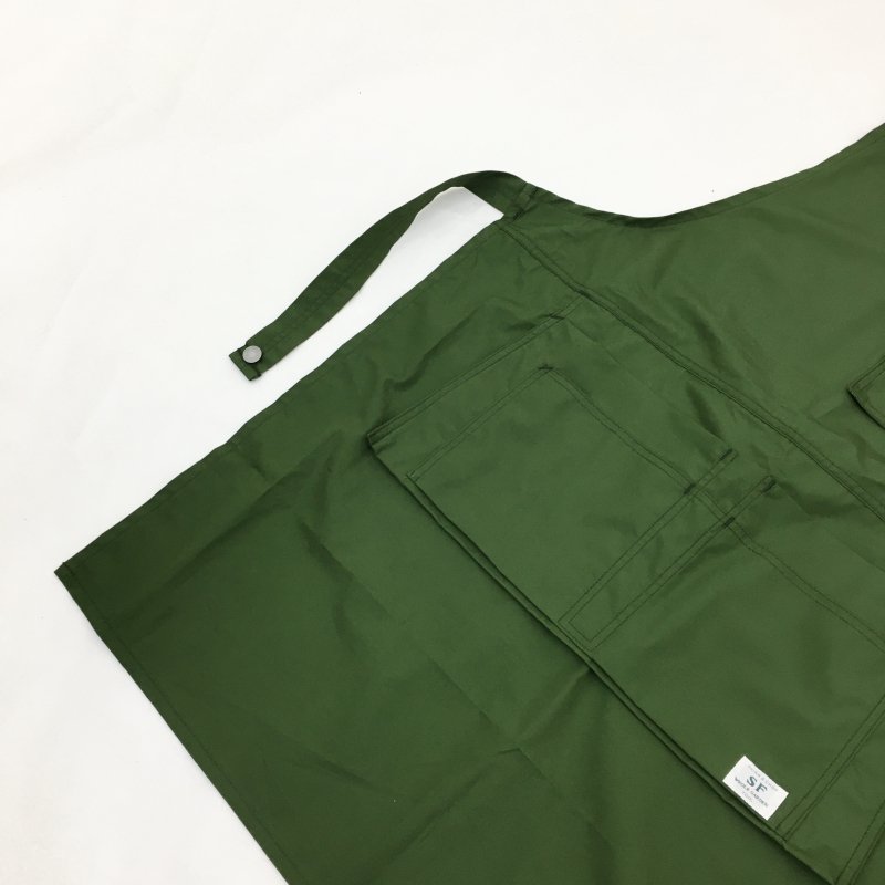  SASSAFRAS Landscaper Apron(Cotton Weather Cloth-OLIVE)