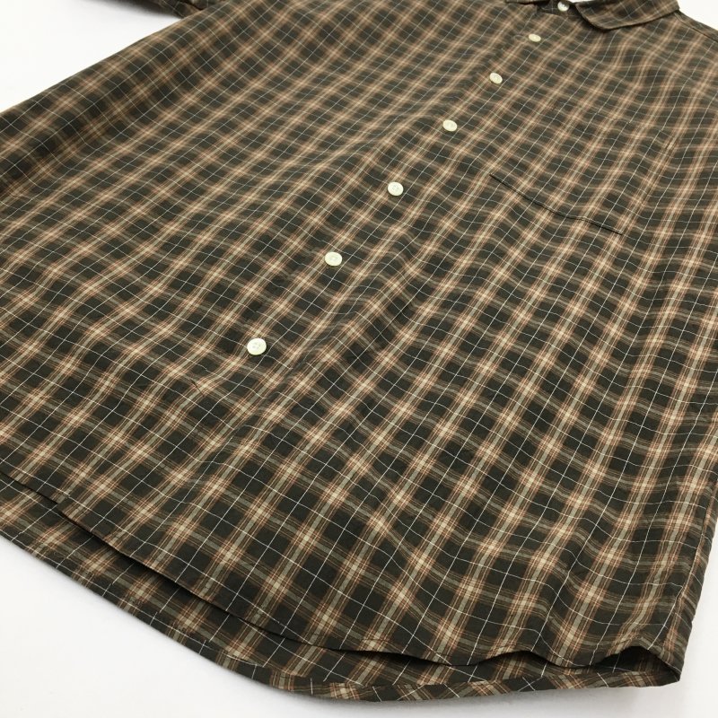  MANUAL ALPHABETBET LOOSE FIT(BROWN CHECK)40%OFF