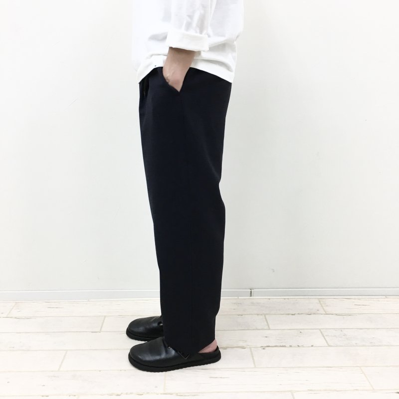 THOUSAND MILE LONG WIDE PANTS(NAVY CHECK)