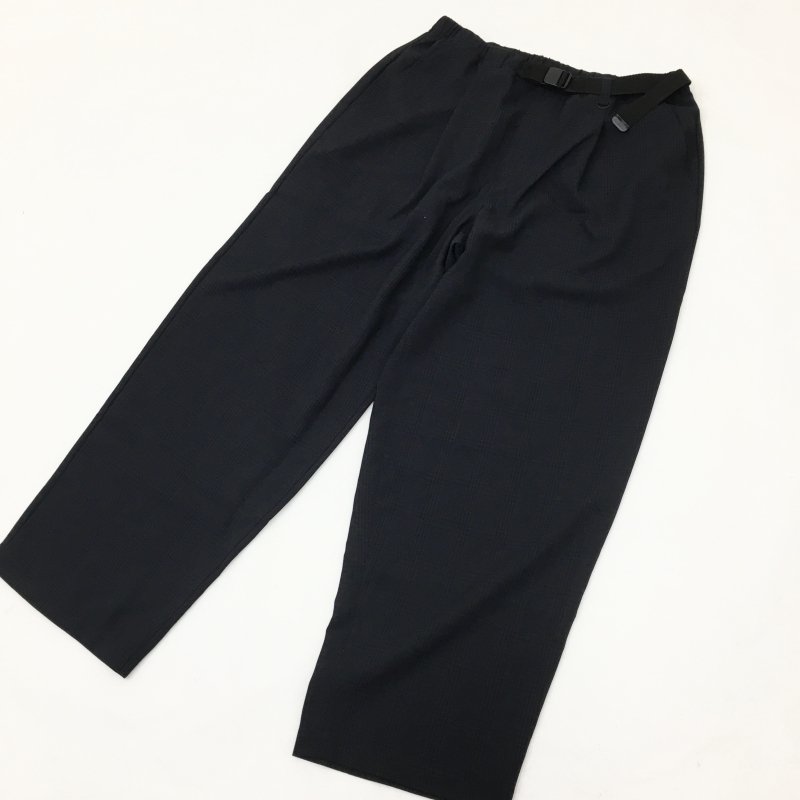 THOUSAND MILE LONG WIDE PANTS(NAVY CHECK)