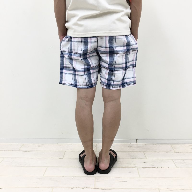  Deagstock US Made Check Shorts(CREAM)50%OFF