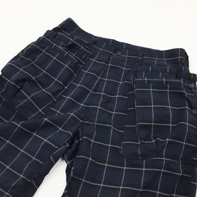 SASSAFRAS Overgrown Hiker Pants 1/2(Cool Max Sucker-NAVY