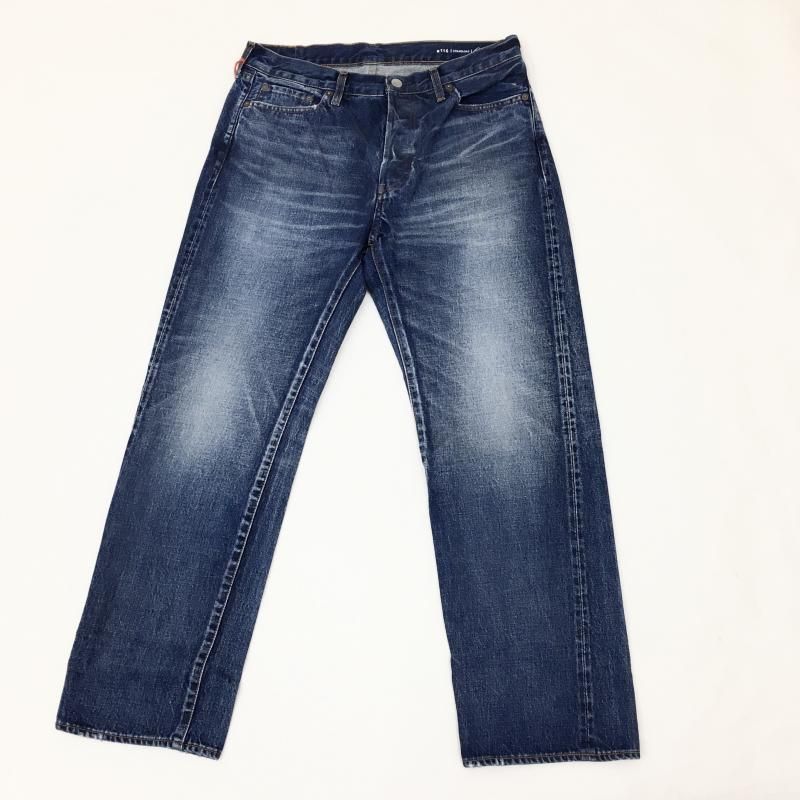 Ordinary fits セルビッチ デニム 濃紺 ボタンフライ 日本製 26 Ordinary fits セルビッチ デニム 濃紺 ボタンフライ 日本製 26