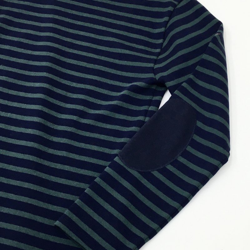  SAINT JAMES OUESSANT ELBOW PATCH(NAVY/PIN-/꡼)