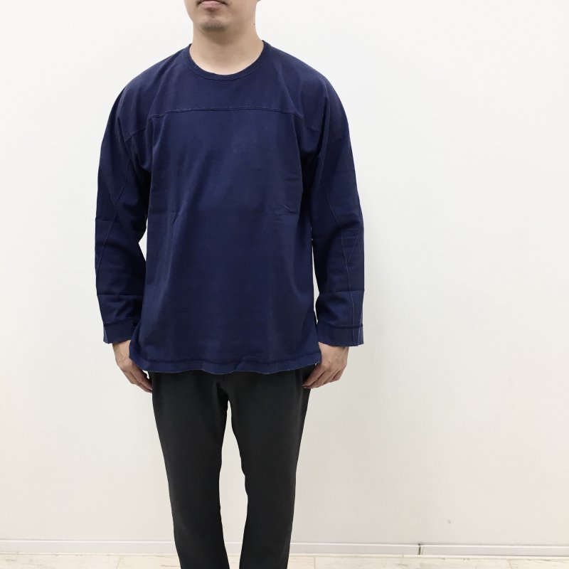  PERS PROJECTS ARON L/S TEE(antique-ANTIQUE BLUE) 