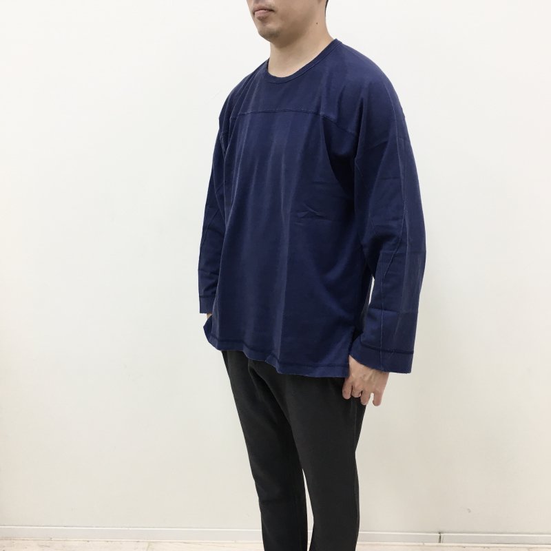  PERS PROJECTS ARON L/S TEE(antique-ANTIQUE BLUE) 