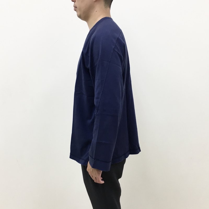  PERS PROJECTS ARON L/S TEE(antique-ANTIQUE BLUE) 