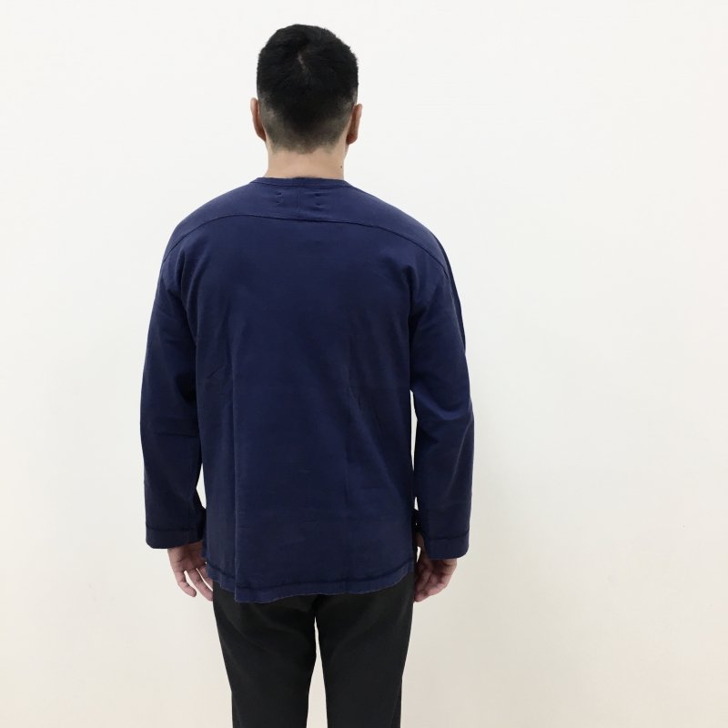  PERS PROJECTS ARON L/S TEE(antique-ANTIQUE BLUE) 