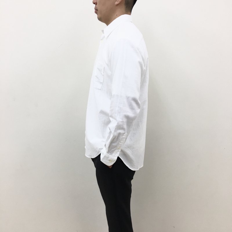  MANUAL ALPHABETBET VIYELLA LOOSE FIT R/C SHT(WHITE) 