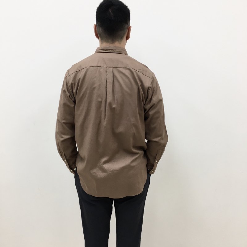  MANUAL ALPHABETBET VIYELLA LOOSE FIT R/C SHT(CAMEL) 