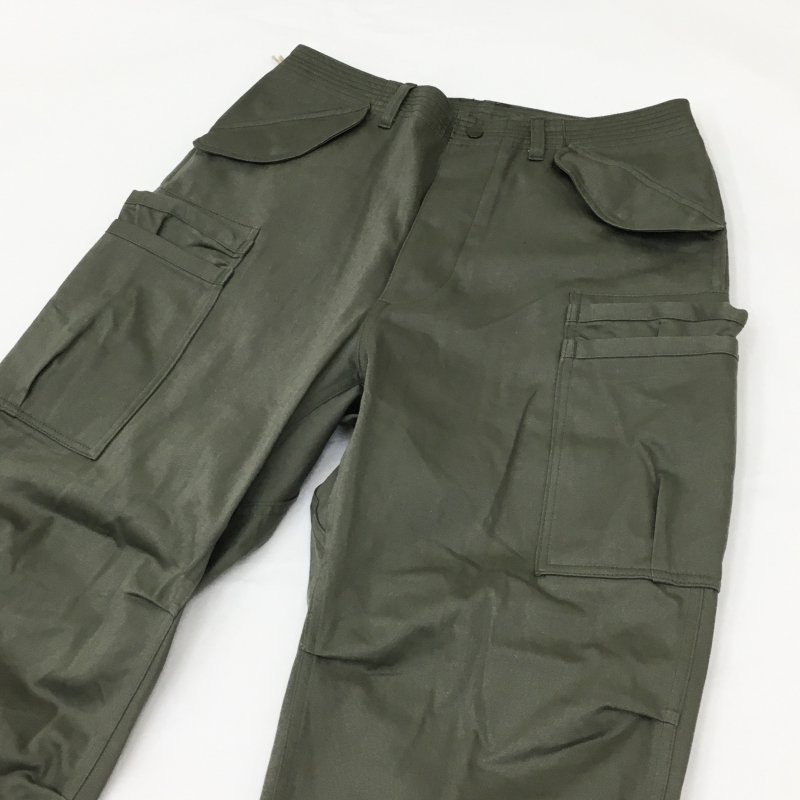  SASSAFRAS Overgrown Pants(MILITARY SATIN-OLIVE)