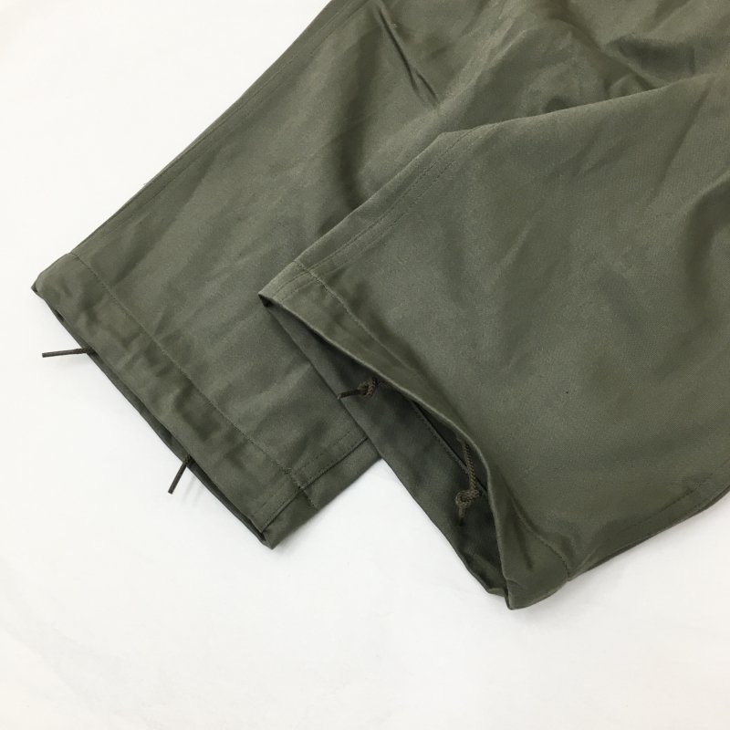  SASSAFRAS Overgrown Pants(MILITARY SATIN-OLIVE)