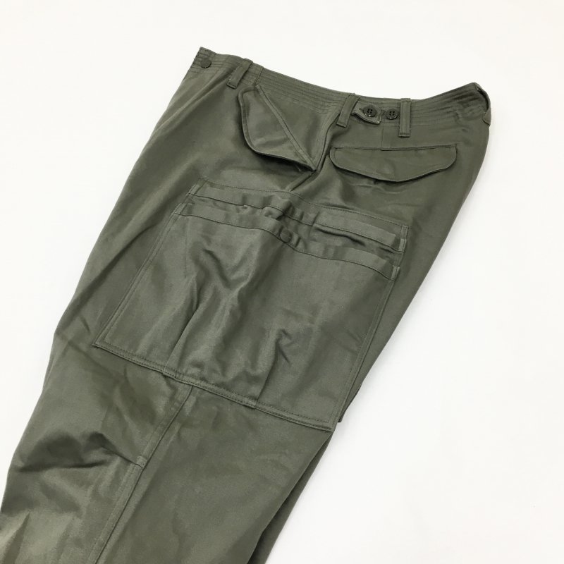  SASSAFRAS Overgrown Pants(MILITARY SATIN-OLIVE)