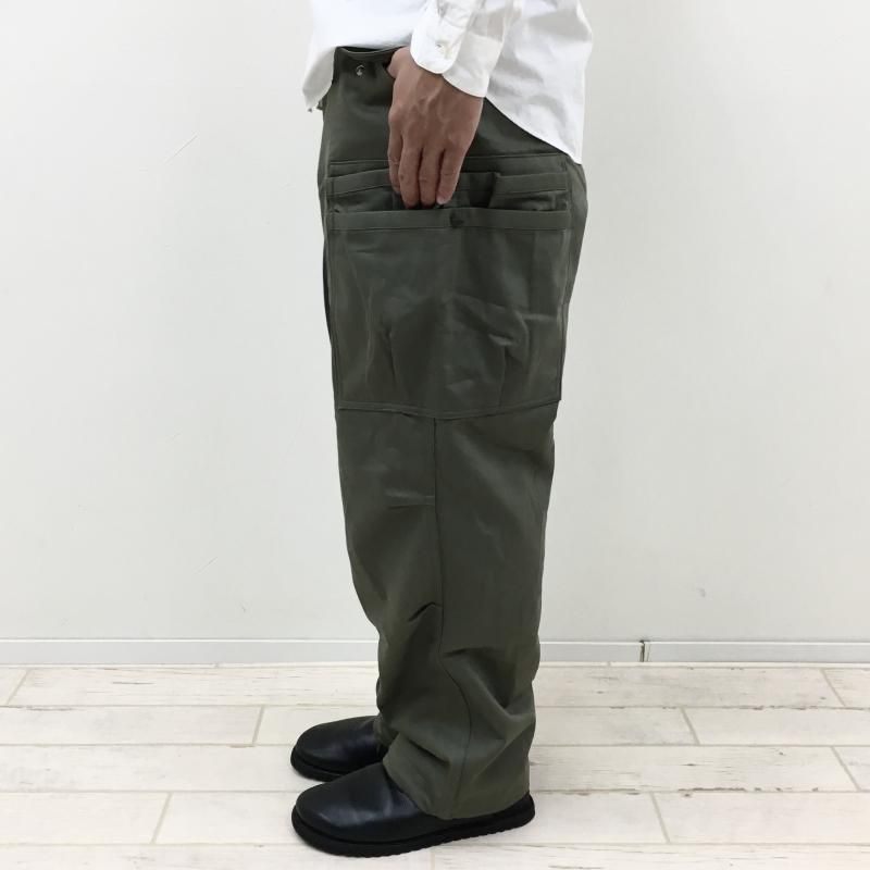 SASSAFRAS Overgrown Pants(MILITARY SATIN-OLIVE) - have a