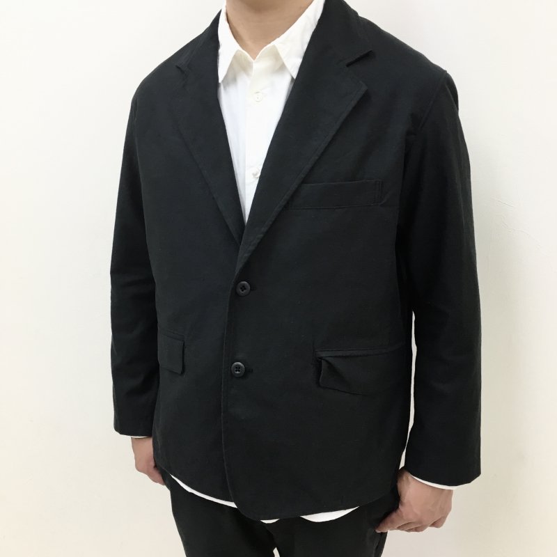  JACKMAN Back Nep Jacket (BLACK)