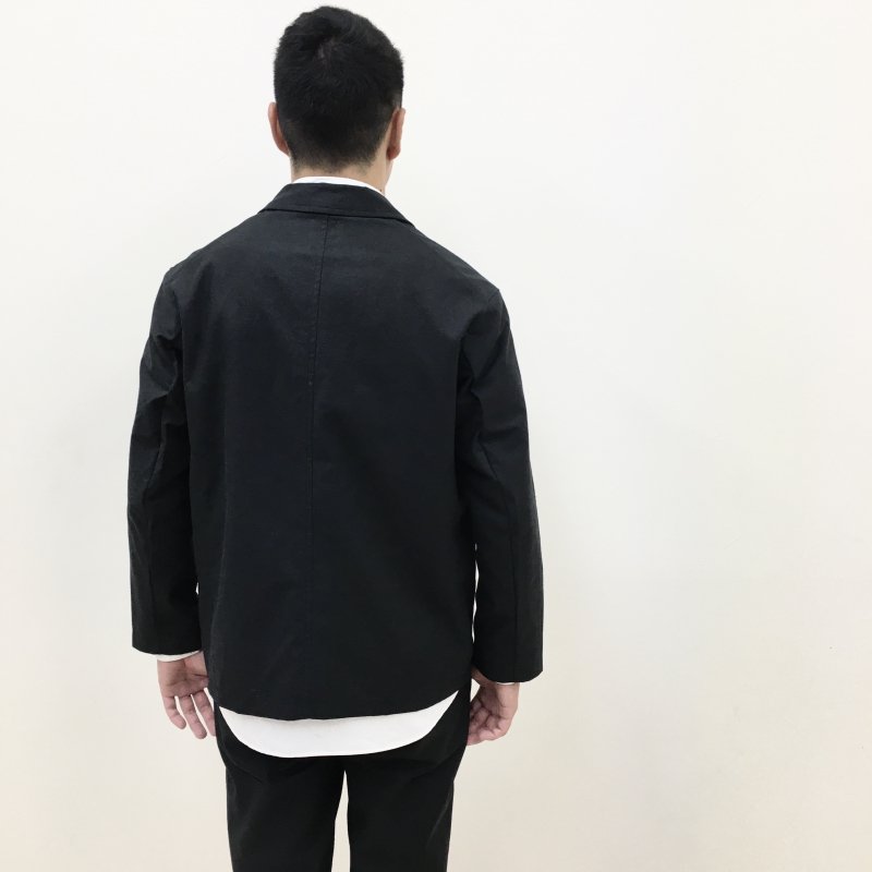  JACKMAN Back Nep Jacket (BLACK)