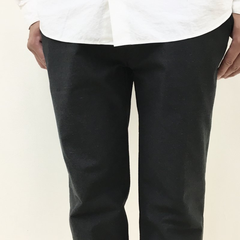  JACKMAN Back Nep Trousers(BLACK)