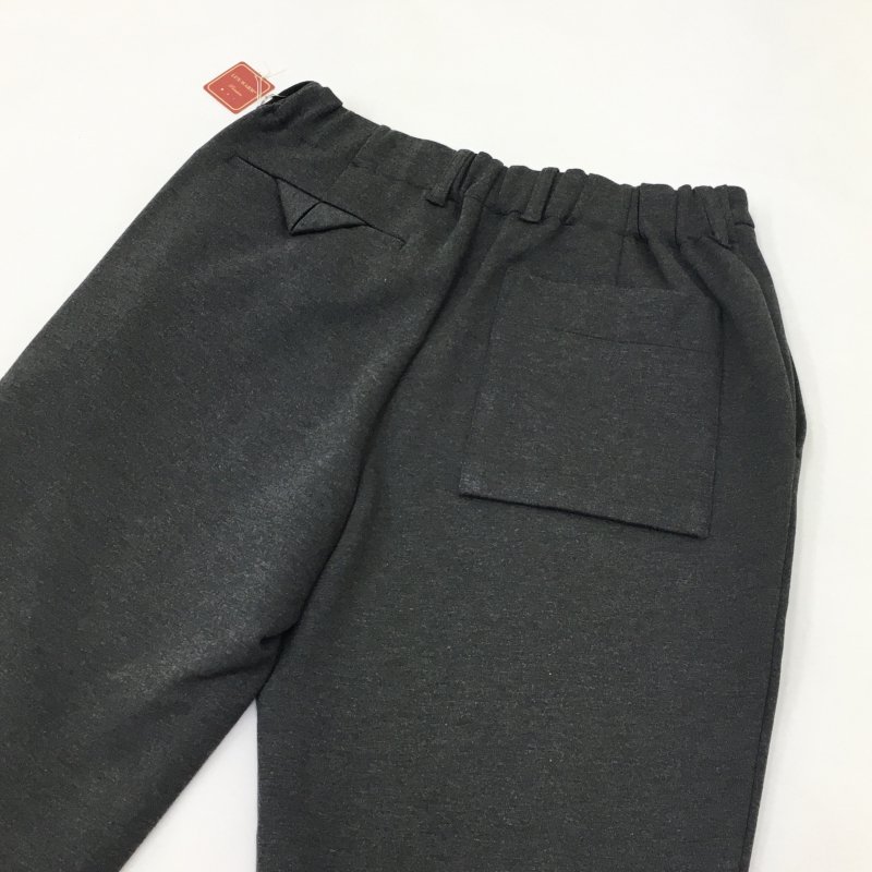  CURLY PONTE ROME CLASSIC TAPERED PANTS(CHARCOAL) 