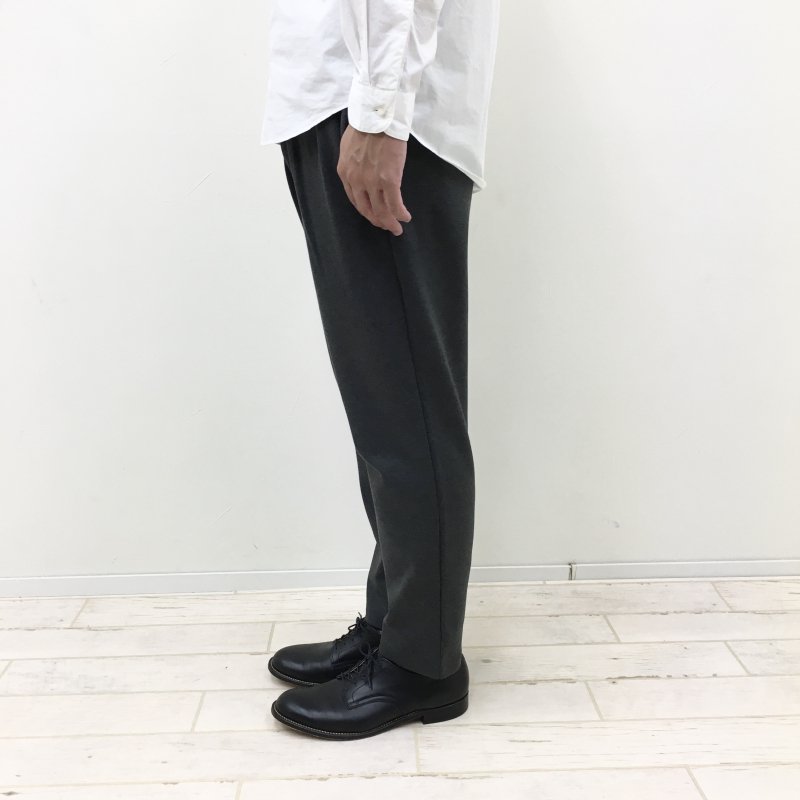  CURLY PONTE ROME CLASSIC TAPERED PANTS(CHARCOAL) 