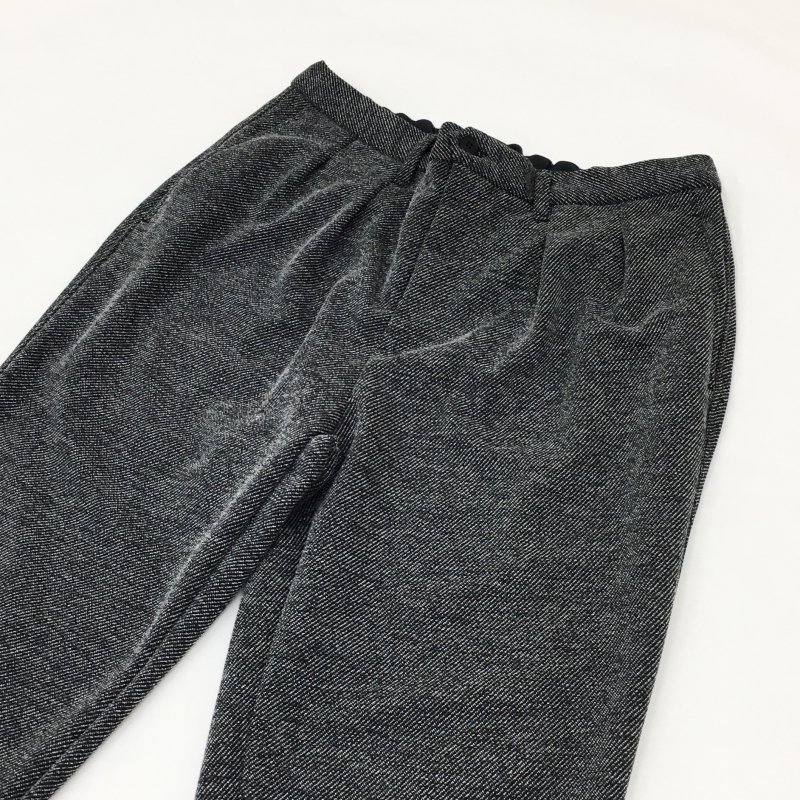  CURLY TWEED CLASSIC TAPERED PANT(BLACK) 