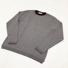  FUJITO  L/S Border Knit(WINE BORDER)
