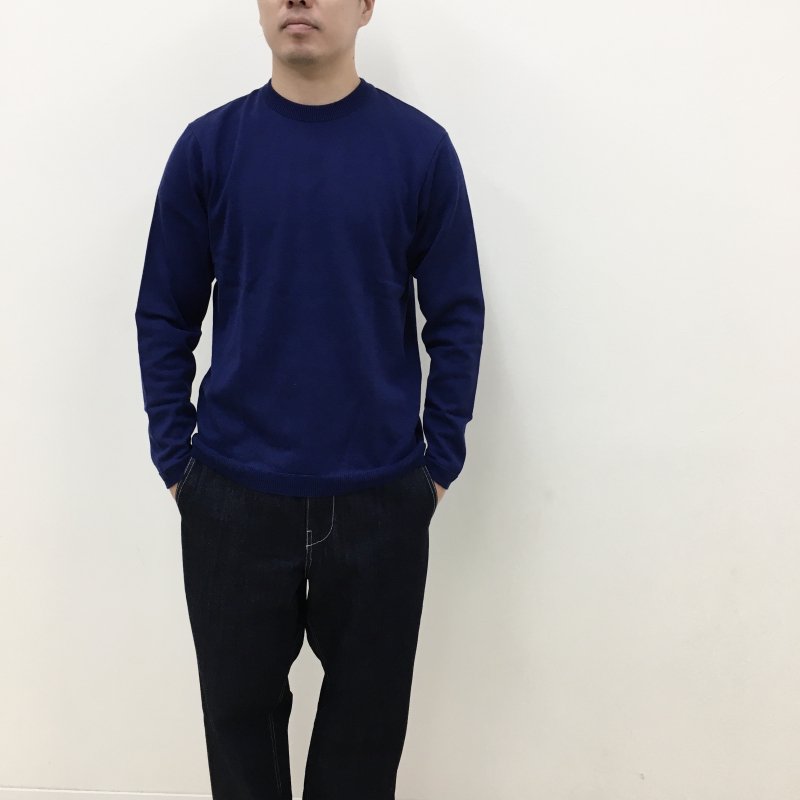  FUJITO  L/S Knit T-Shirt(MIDNIGHT BLUE)