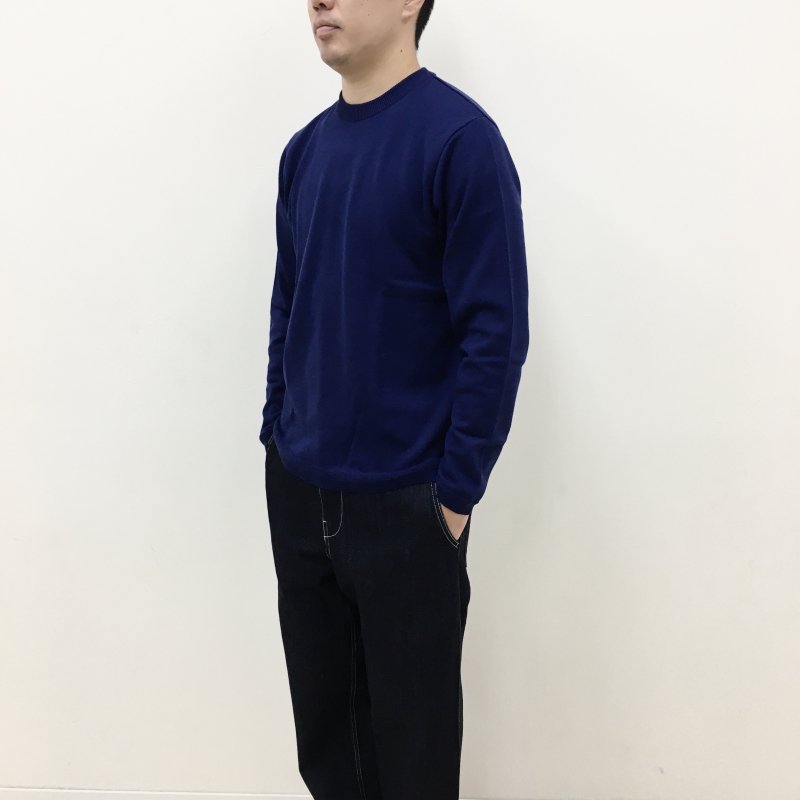  FUJITO  L/S Knit T-Shirt(MIDNIGHT BLUE)