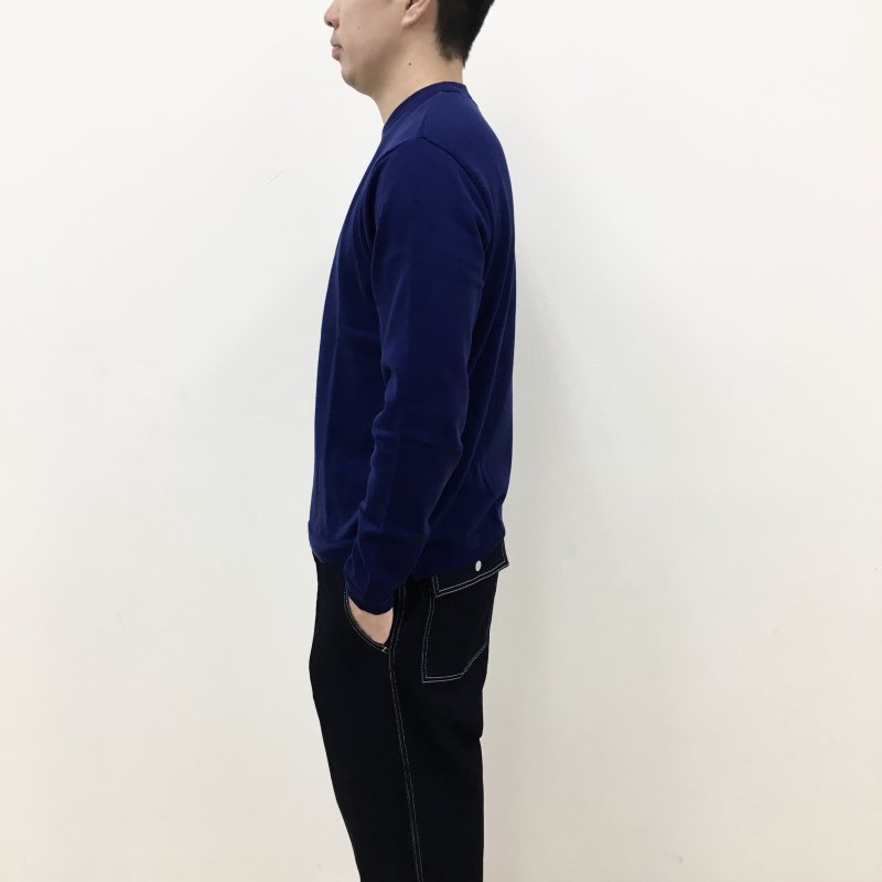  FUJITO  L/S Knit T-Shirt(MIDNIGHT BLUE)