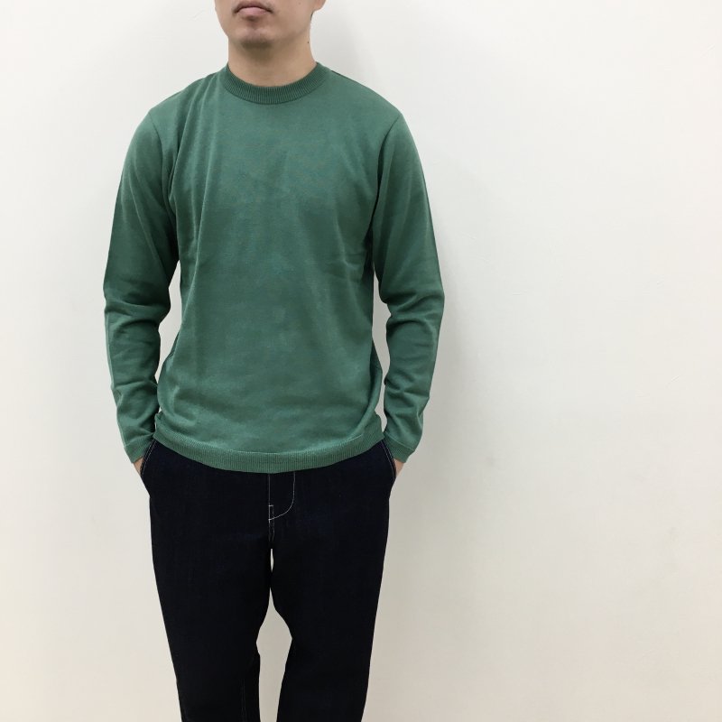  FUJITO  L/S Knit T-Shirt(GREEN)