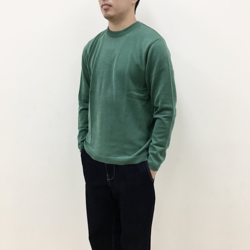  FUJITO  L/S Knit T-Shirt(GREEN)