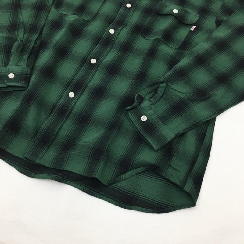  BIG MAC LONG FLANNEL SHIRTS(GREEN) 