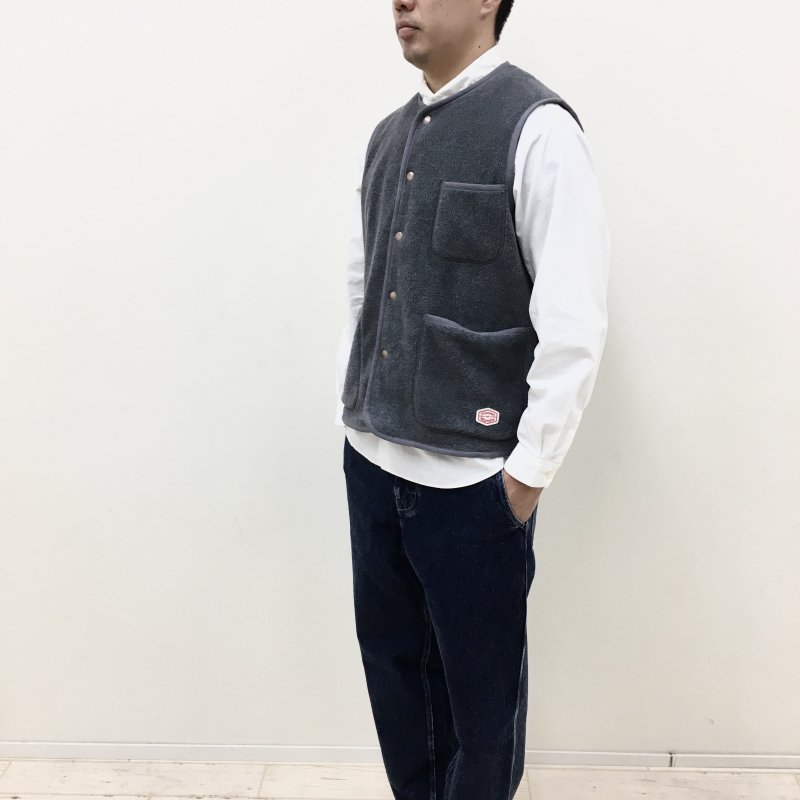  VINCENT ET MIREILLE FLEECE VEST(DK.GRAY) 