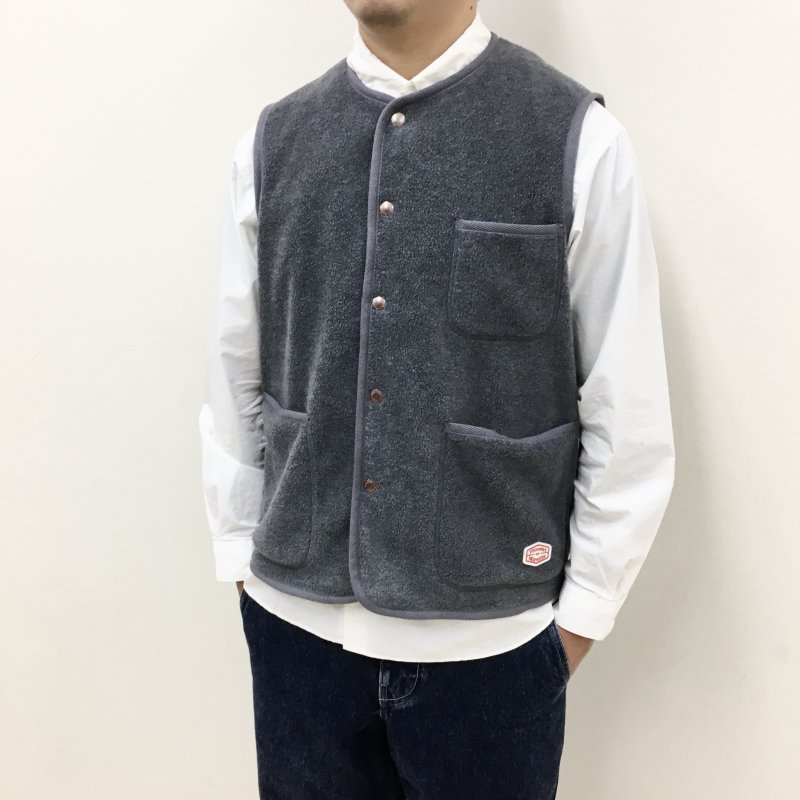  VINCENT ET MIREILLE FLEECE VEST(DK.GRAY) 